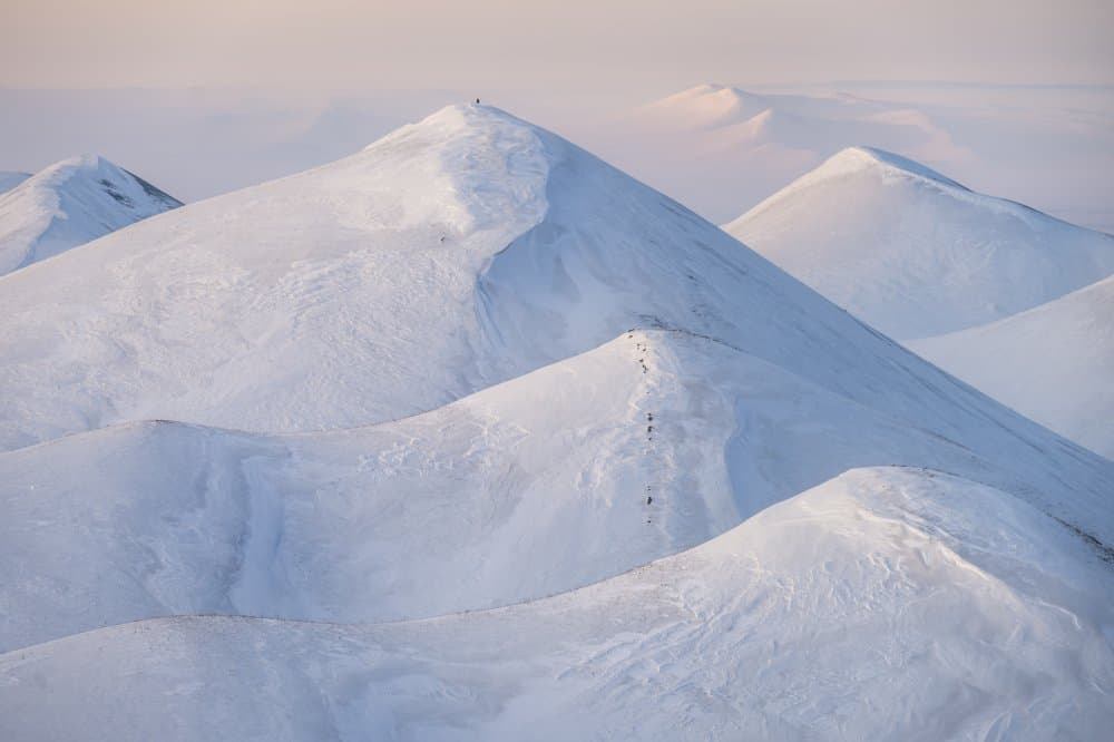 Vast Snowy Peaks by Vasily Iakovlev — canvas wall art