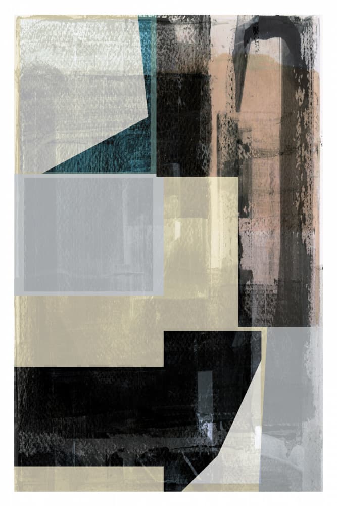 Modern Geometric Layers by cartissi — canvas wall art
