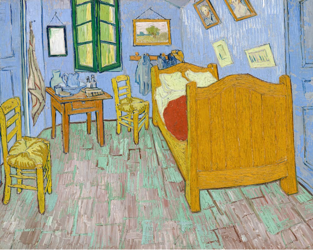The Bedroom by Vincent Van Gogh — canvas wall art