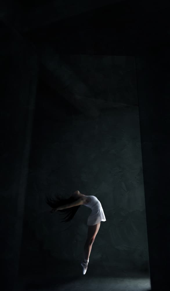 Ethereal Ballet Leap by Rob Li — canvas wall art