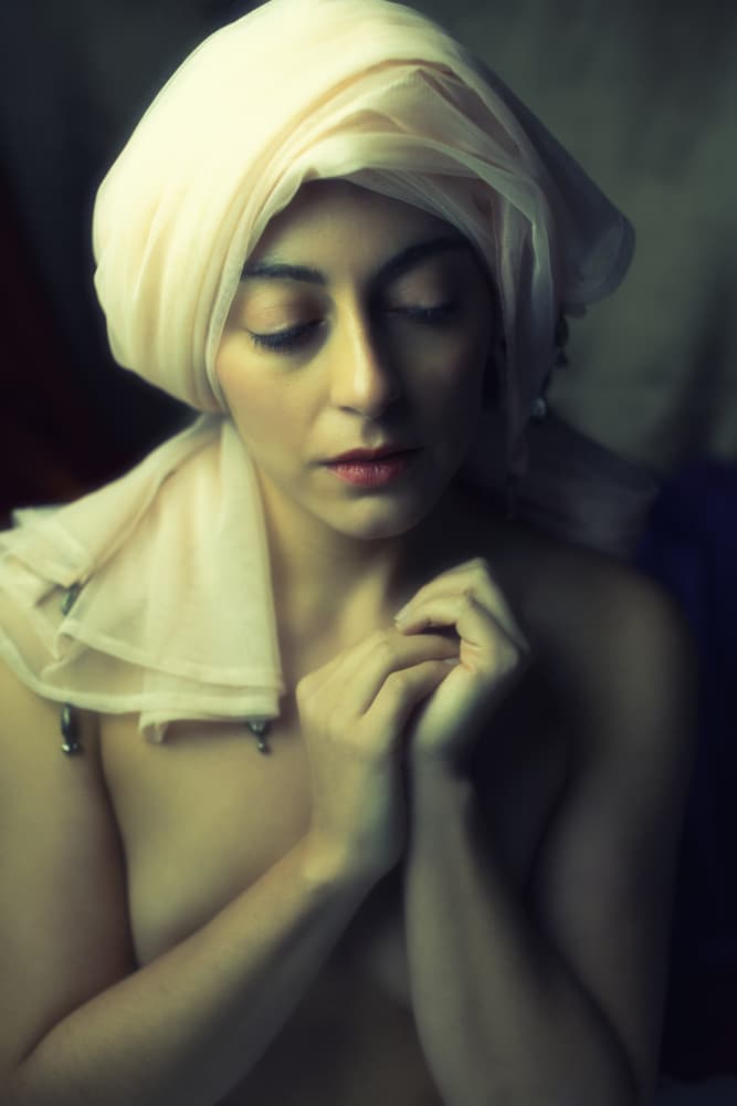 Serene Contemplation by Hardik Pandya — canvas wall art