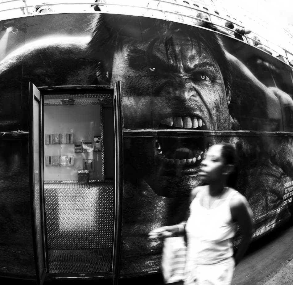 Powerful Face Urban Motion by Fulvio Pellegrini — canvas wall art