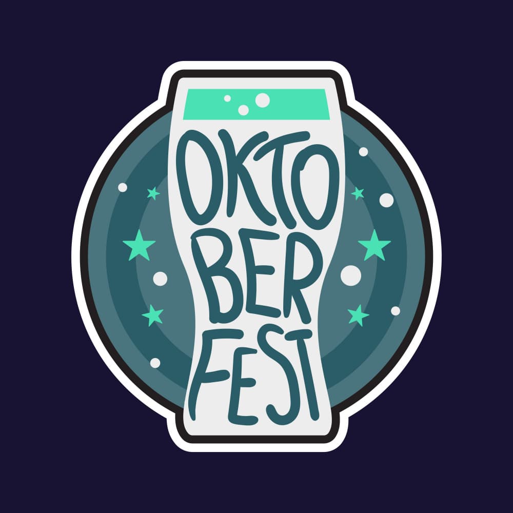 Oktoberfest Beer Celebration by Marika Barsrsind — canvas wall art