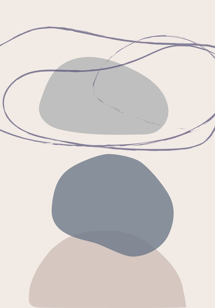 Balanced Organic Shapes by Pictufy Studio — canvas wall art