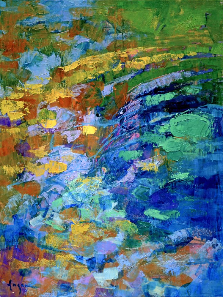 Colorful Reflections by Dorothy Fagan — canvas wall art
