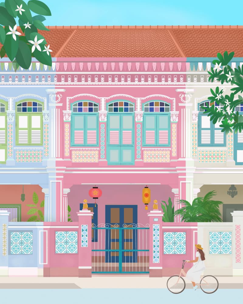 Singapore by Petra Lizde — canvas wall art