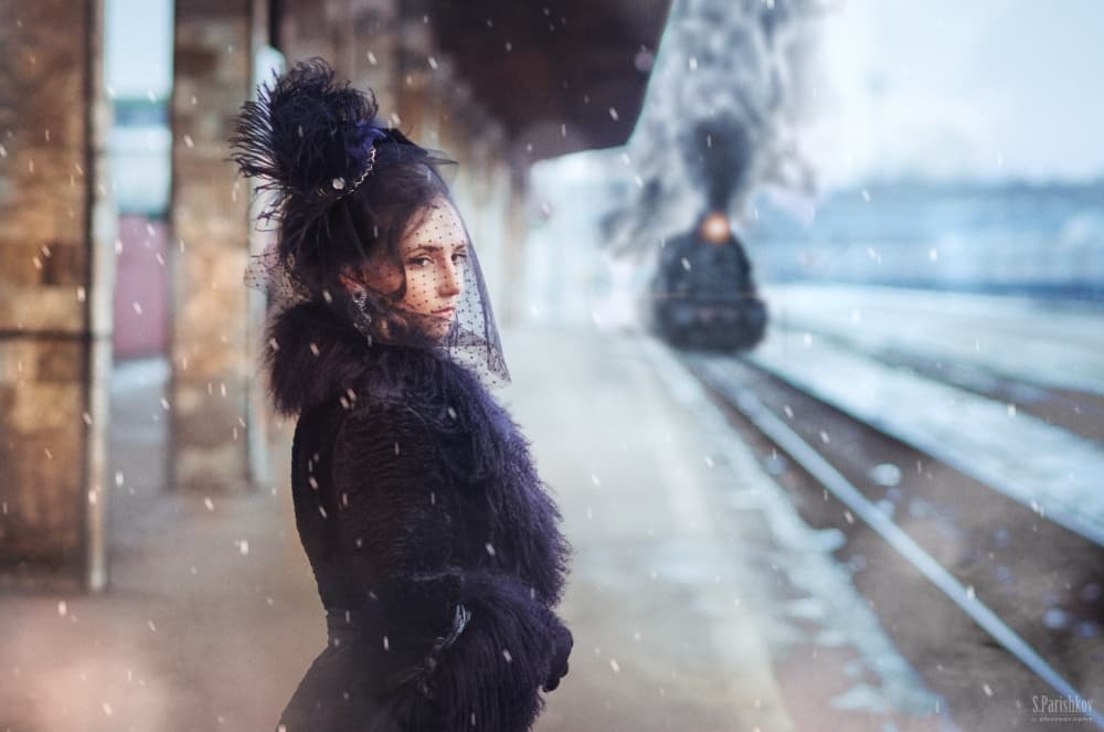 Mysterious Winter Journey by Sergey Parishkov — canvas wall art