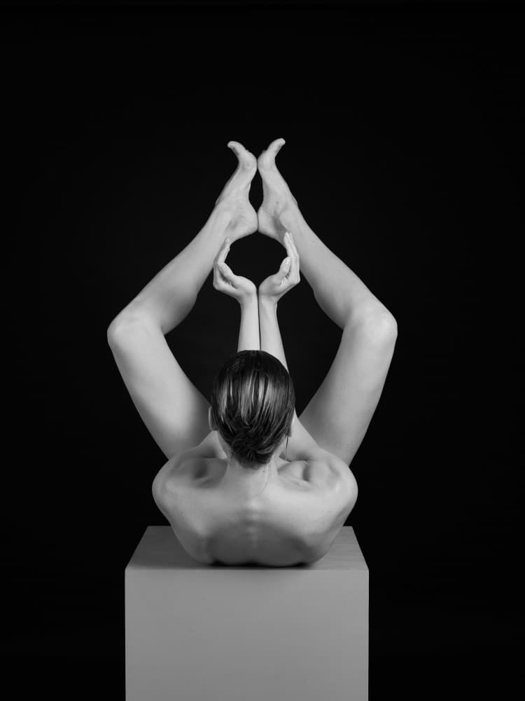 Graceful Nude Study by Gerhard Beer — canvas wall art