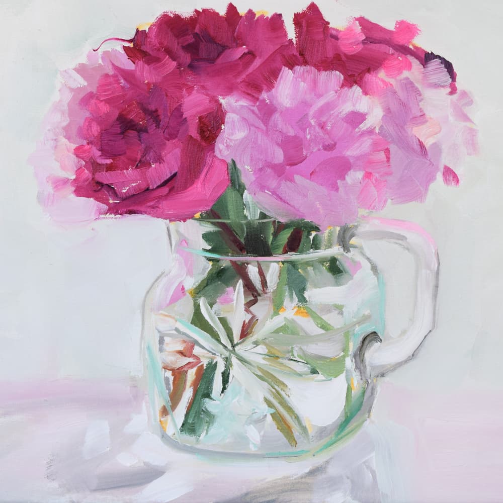 Pretty In Pink by Jenny Westenhofer — canvas wall art