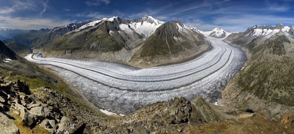 Winding Glacier Valley by Tomas Sereda — canvas wall art