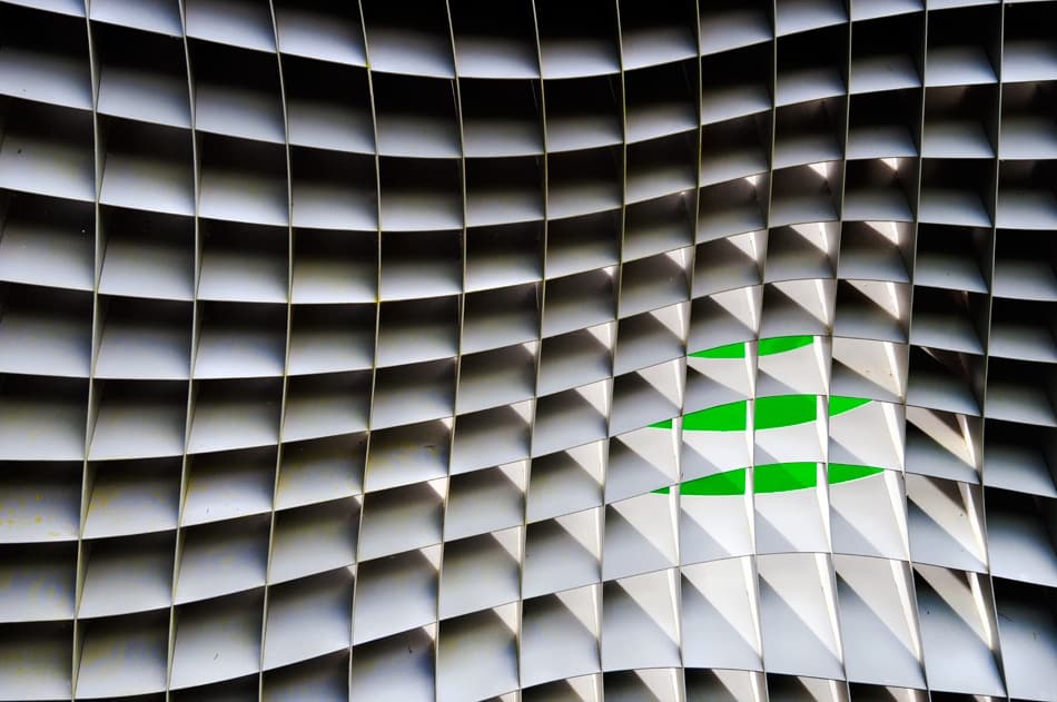 Dynamic Grid Structure by Linda Wride — canvas wall art
