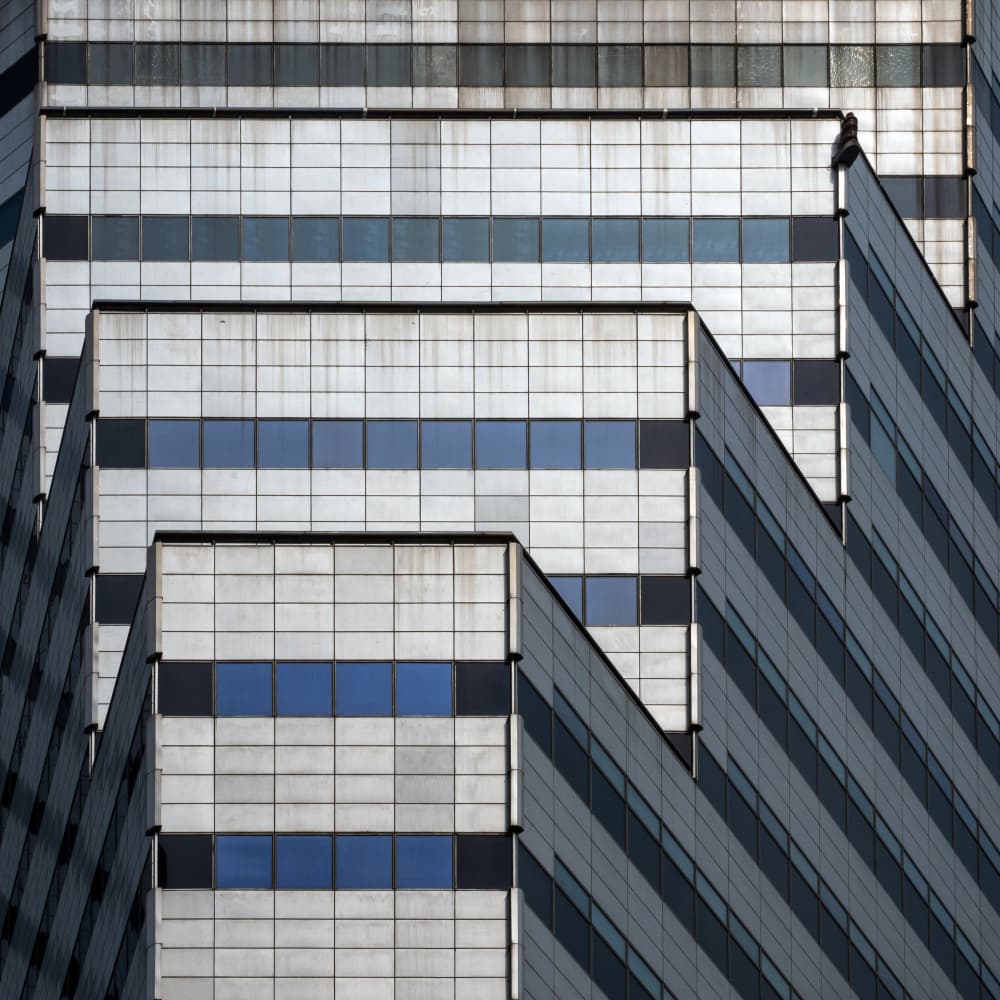 Modern Urban Geometry by HAN dong hee — canvas wall art