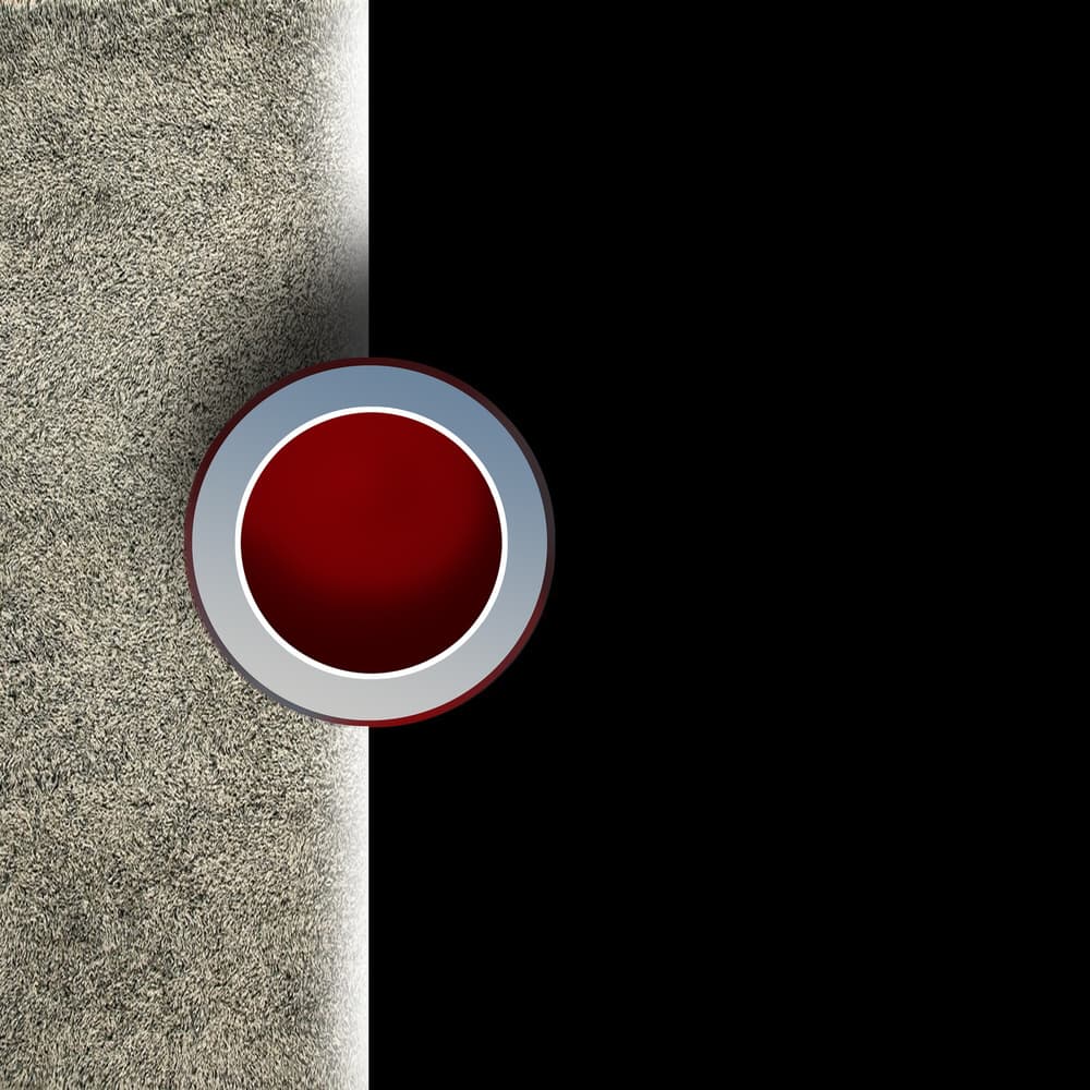 Modern Red Circle by Antonyus Bunjamin (Abe) — canvas wall art