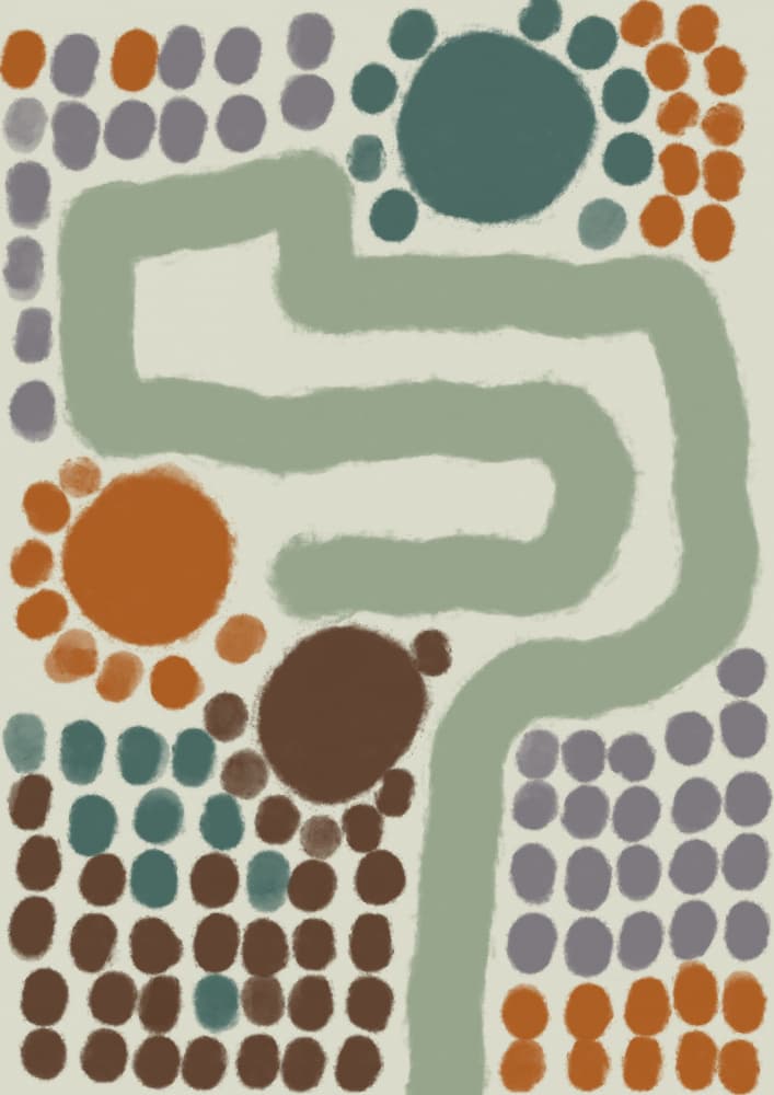 Fluid Organic Path by Sharyn Bursic — canvas wall art
