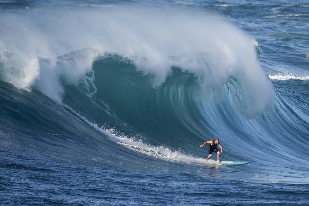 Big Wave Surfing by David H Yang — canvas wall art