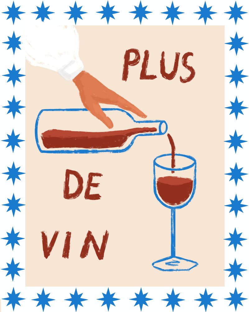 Wine Pour Delight by Petra Lizde — canvas wall art
