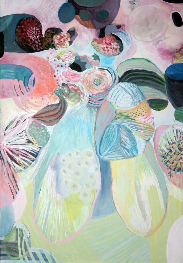 Dreamy Organic Abstract by Marina Nelson — canvas wall art