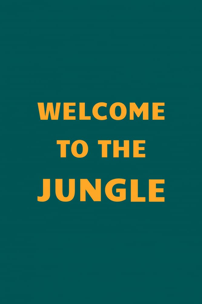 Welcome to the Jungle by Karen Menzenbach — canvas wall art