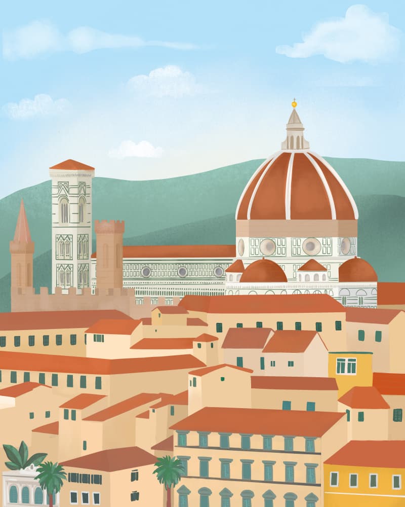Florence by Petra Lizde — canvas wall art