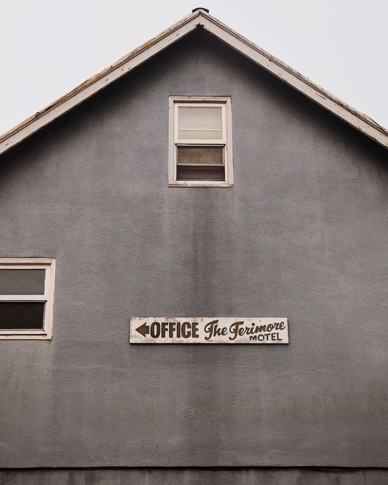 Vintage Motel Office by Del Mundo Portraits — canvas wall art