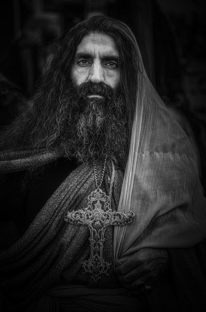 jesus by Babak Mehrafshar — canvas wall art