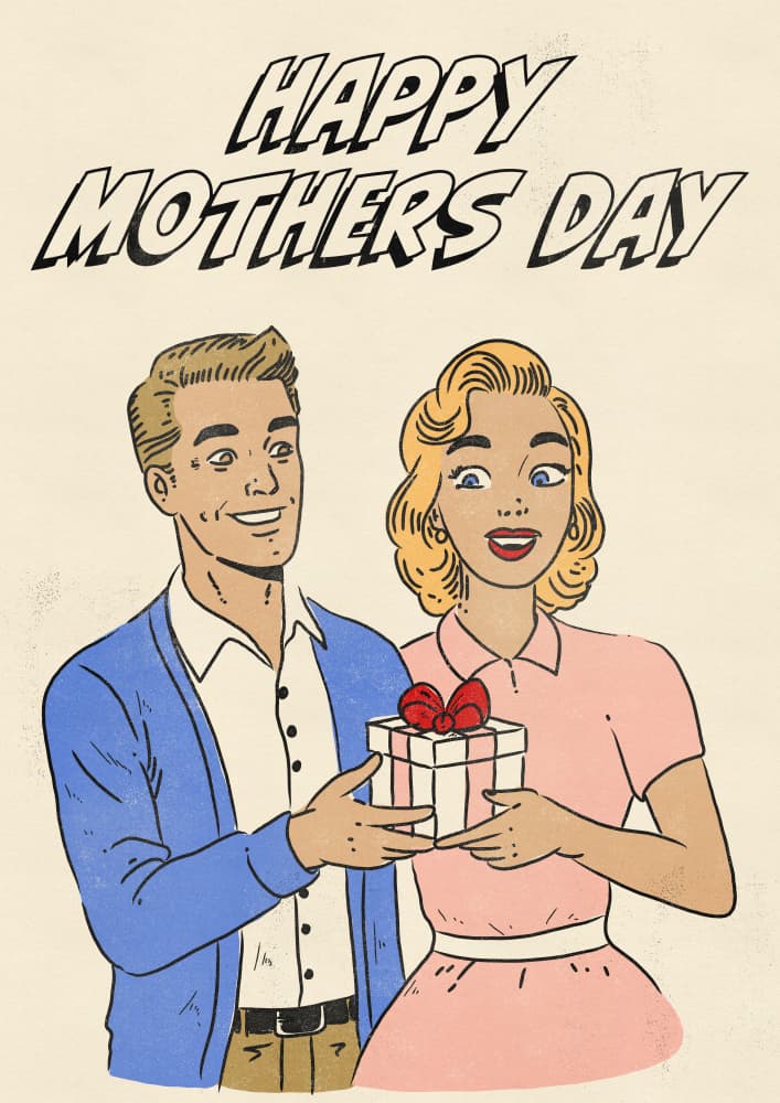 Happy Mothers Day Gift by Nicholas — canvas wall art