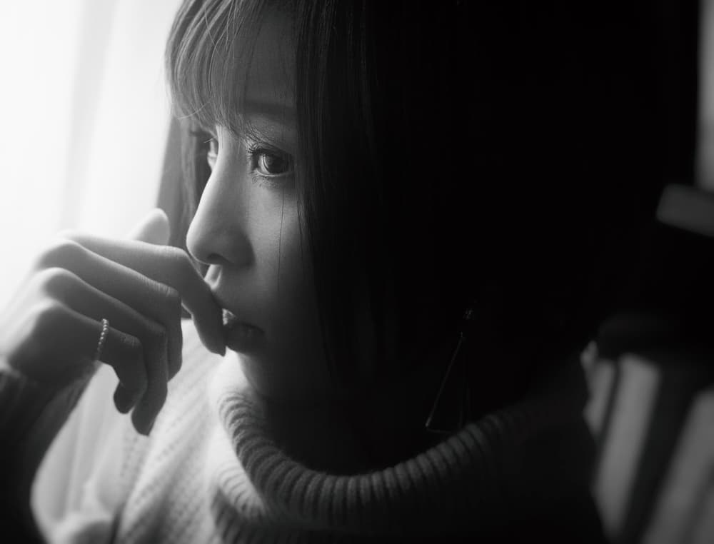 Thoughtful Woman by Daisuke Kiyota — canvas wall art