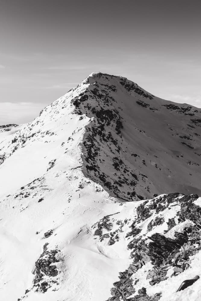 Majestic Winter Peak by Christian Bolognese — canvas wall art