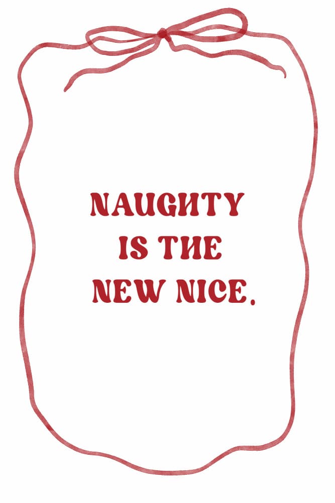 Naughtyisthenewnice by Treechild — canvas wall art