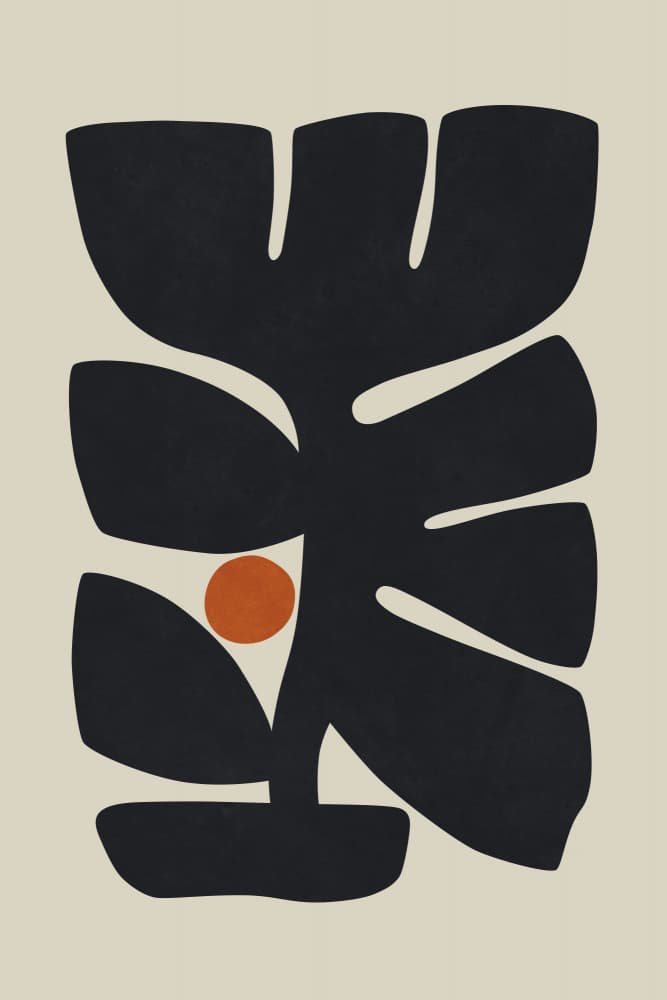 Terracotta Plant Shapes by amini54 — canvas wall art