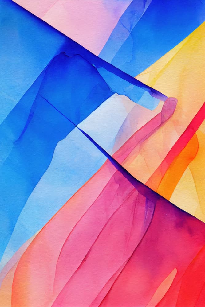 Vibrant Abstract Flow by Mauro — canvas wall art