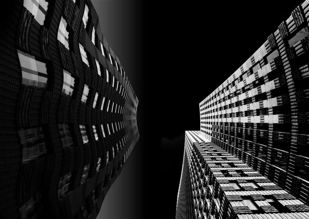 Modern Urban Geometry by Greetje van Son — canvas wall art