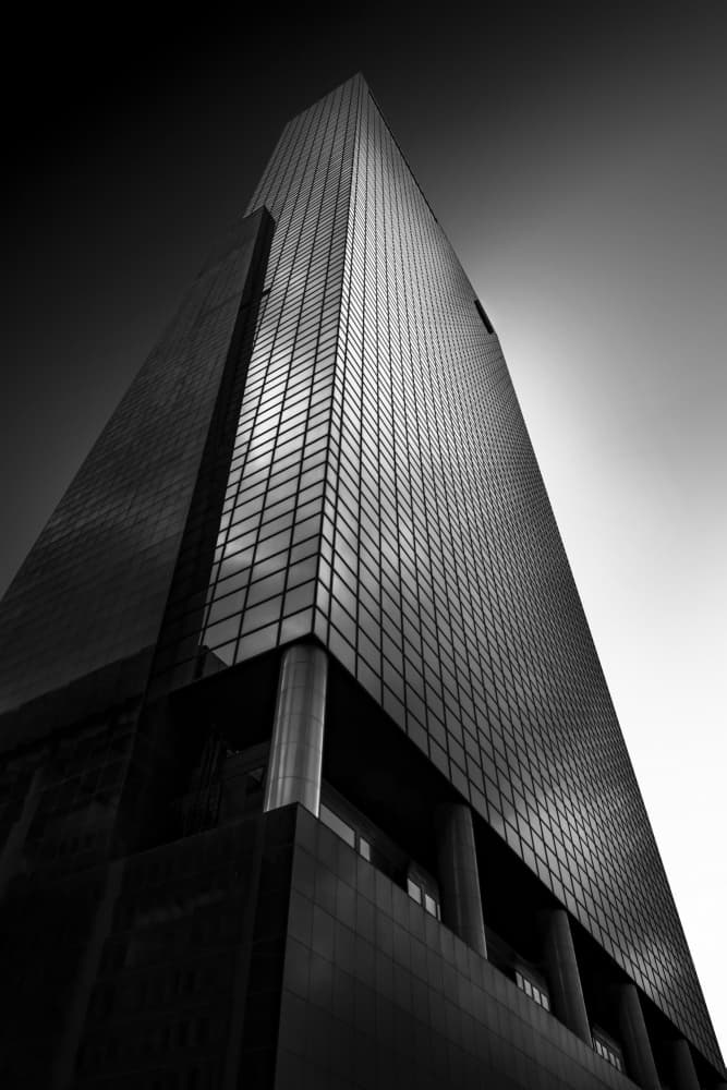 Sleek City Skyscraper by Gerard Valckx — canvas wall art