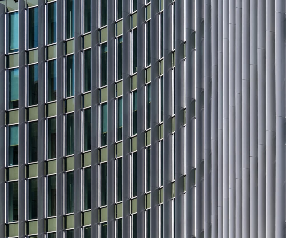 Urban Geometric Facade by Theo Luycx — canvas wall art