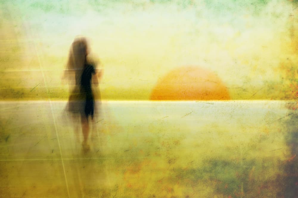 Dreamy Sunset Stroll by Rudi Jacobs — canvas wall art