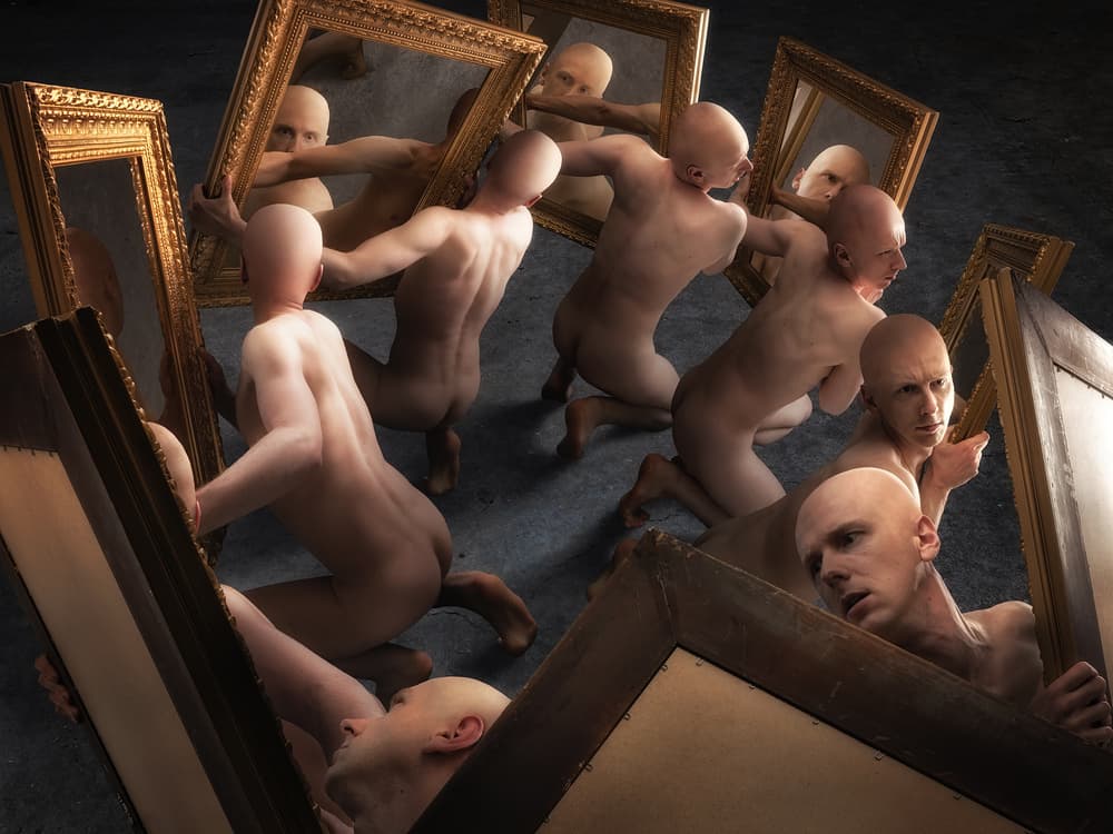 Narcissism by Christophe Kiciak — canvas wall art