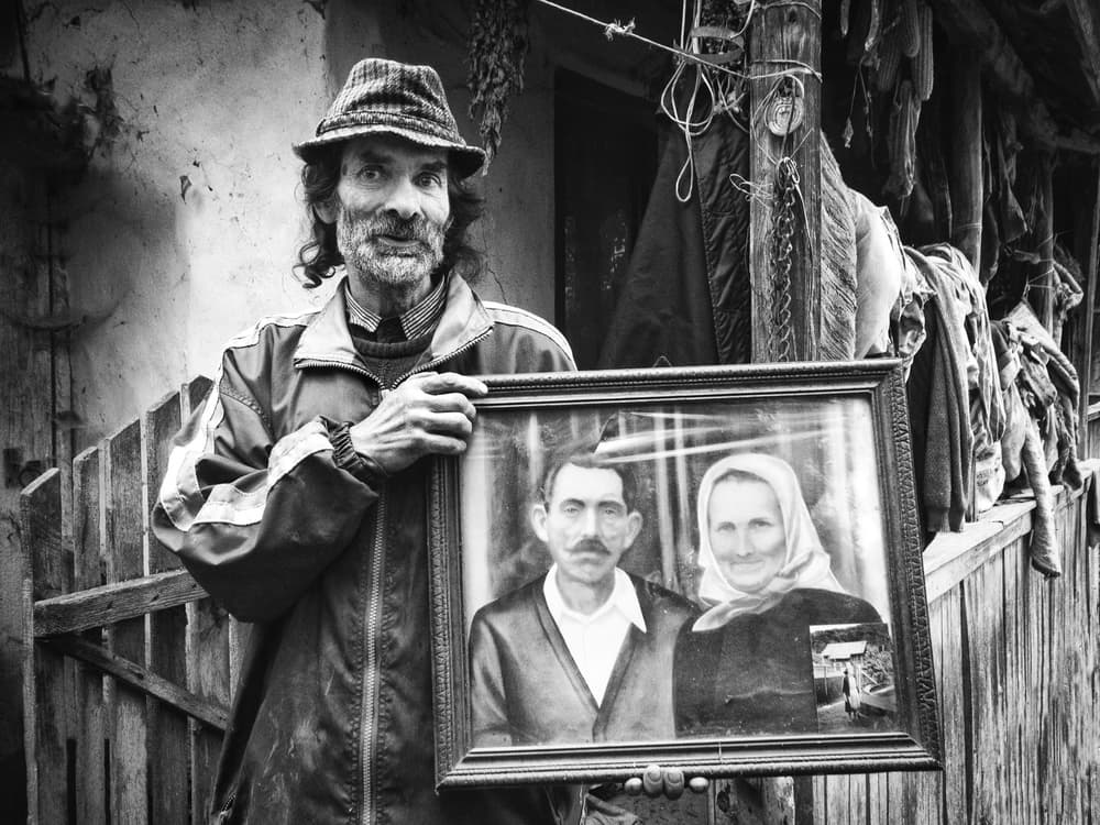 Old Man Family Portrait by Zoran Toldi (EFIAP AZSF) — canvas wall art