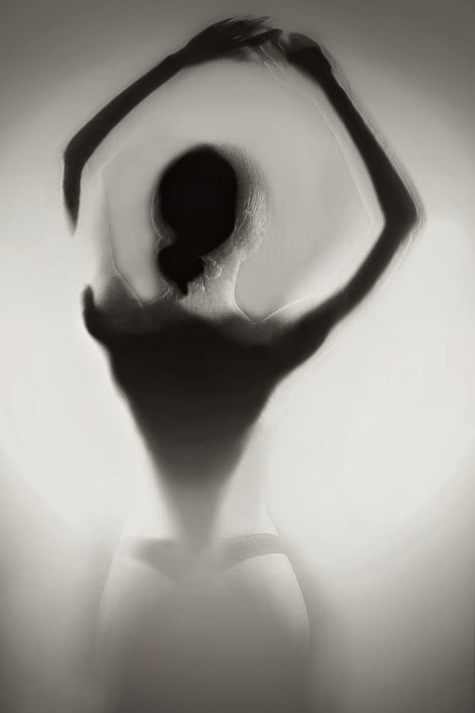 Ethereal Dance Silhouette by Adela Lia Rusu — canvas wall art