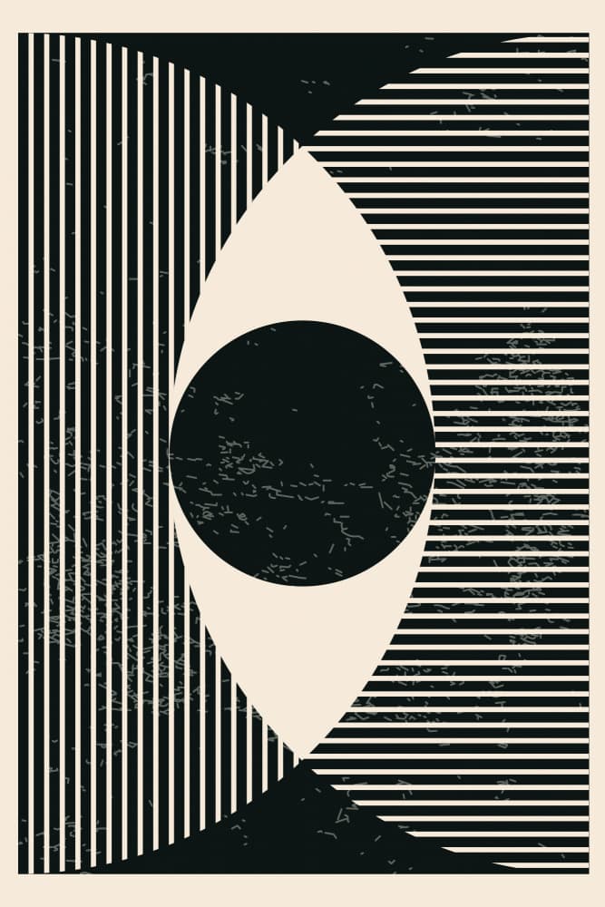 Geometric Eye Composition by jay stanley — canvas wall art