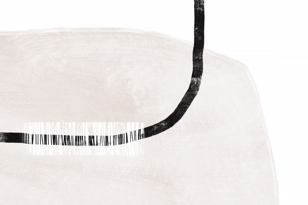 Curved Silence by uplusmestudio — canvas wall art