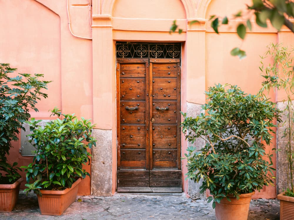 The Trastevere door by Raisa Zwart — canvas wall art