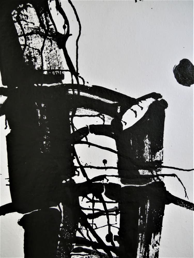Dynamic Abstract Strokes by Doris Schmitz — canvas wall art