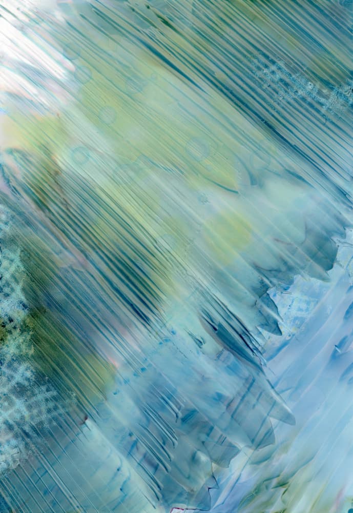 Ethereal Aqua Flow by Breanna Megan Studio — canvas wall art