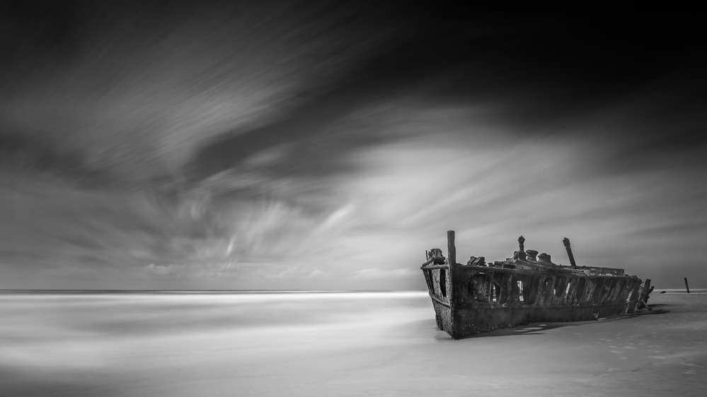 Desolate Shipwreck Sky by Sven Kohnke — canvas wall art