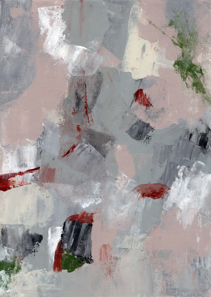 Subtle Blush Strokes by Nikita Jariwala — canvas wall art
