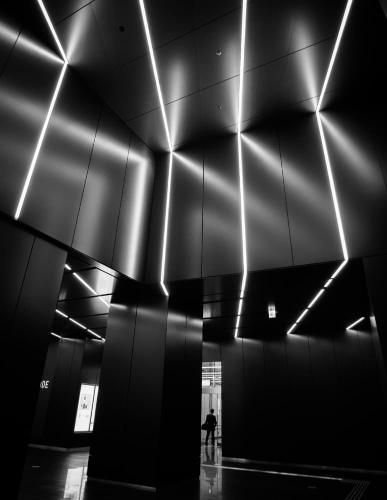 Modern Interior Silhouette by Satoshi Hata — canvas wall art