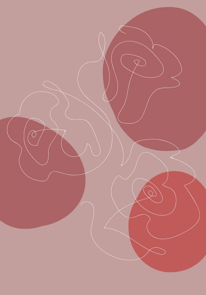 Soft Pink Floral Forms by Pictufy Studio II — canvas wall art
