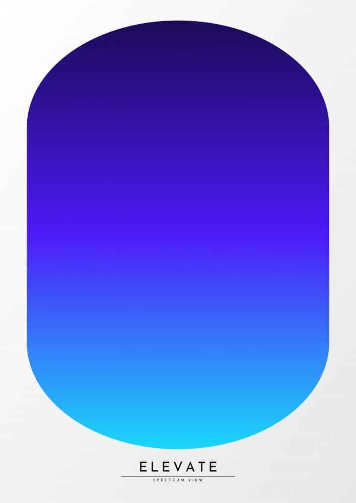 Modern Blue Gradient by RS LAB STUDIO — canvas wall art