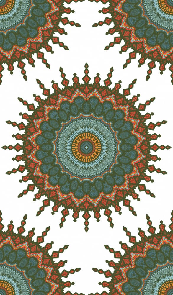 Bohemian Mandala Pattern by Marika Barsrsind — canvas wall art