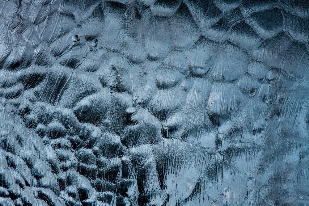 Glacial Ice Texture by Luigi Ruoppolo — canvas wall art